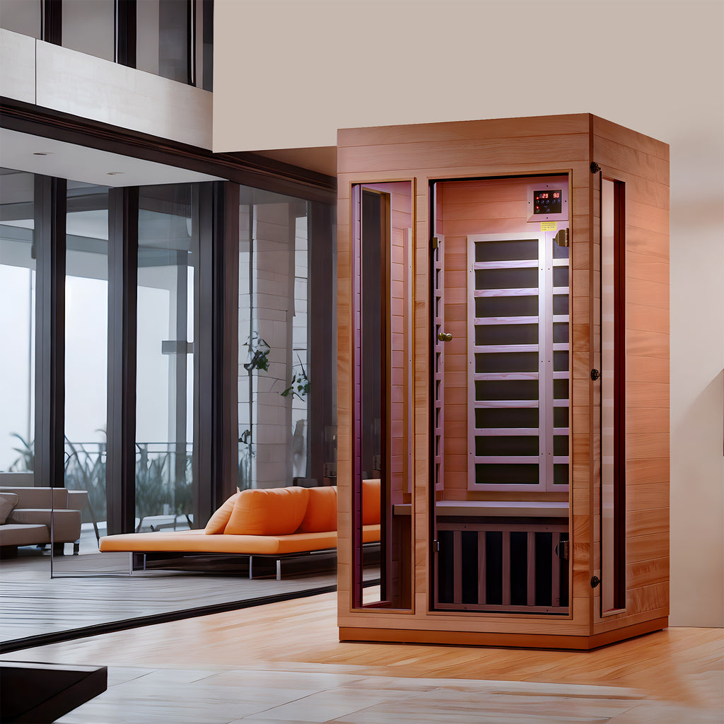 Haoyao 2 Person Saunas with Bluetooth Audio & LED Light -- HY7502